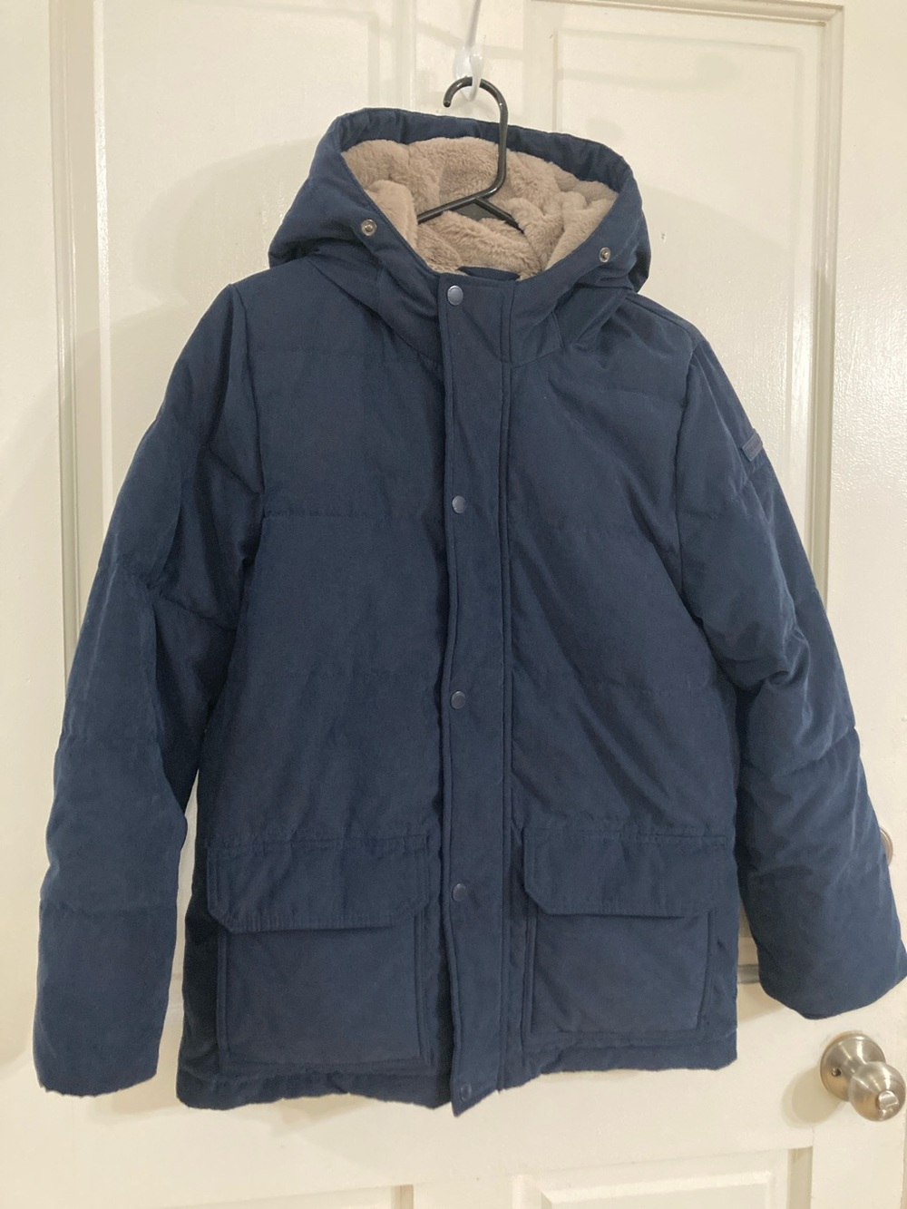 Abercrombie Navy Puffer Jacket